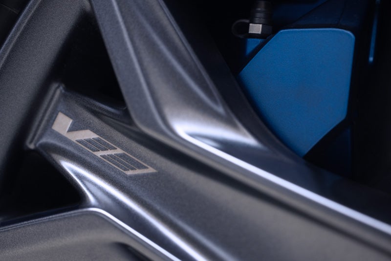 Close-up of the 2026 OPTIQ-V Brembo Performance Front Brakes | King O'Rourke Cadillac in Smithtown NY