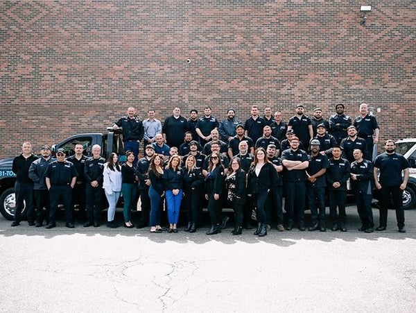 King O'Rourke Cadillac All departments group photo